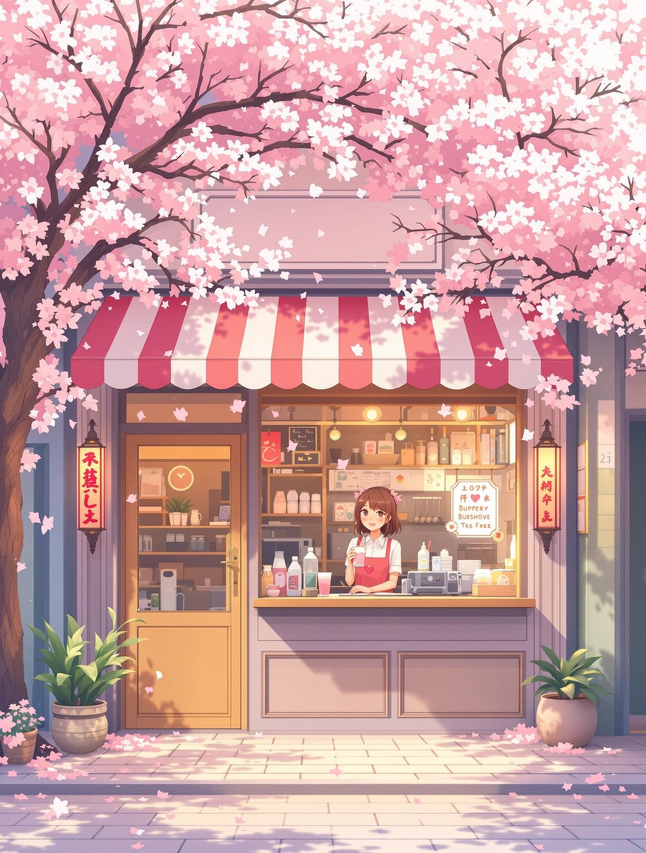 樱花奶茶店 - yy漫画免费在线漫画